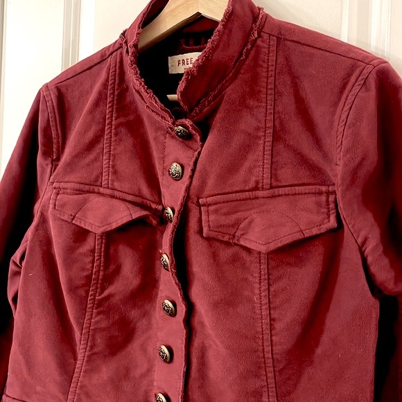 Free People Ella Sergeant Jacket Small - Picture 6 of 10